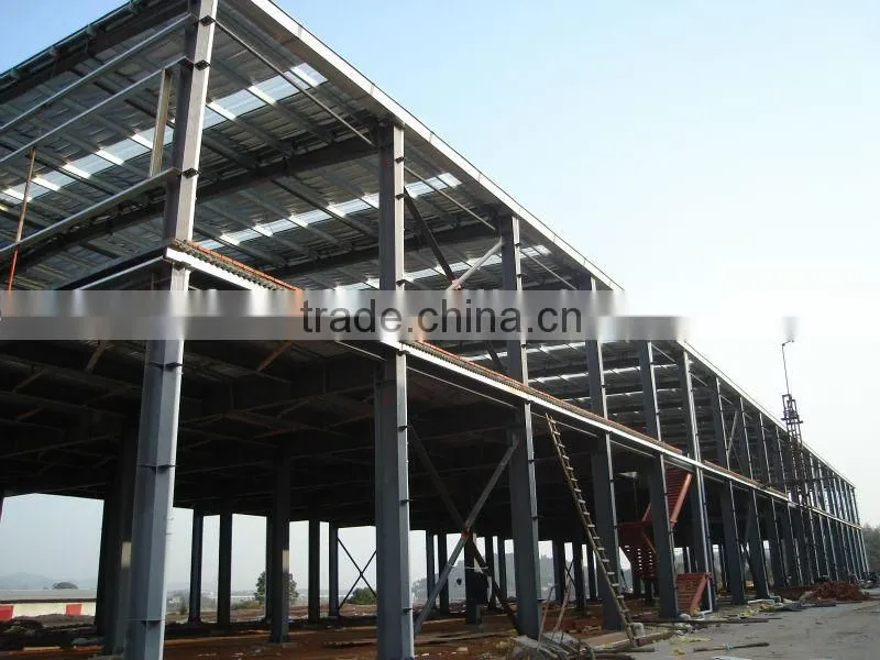 multi-storey steel warehouse