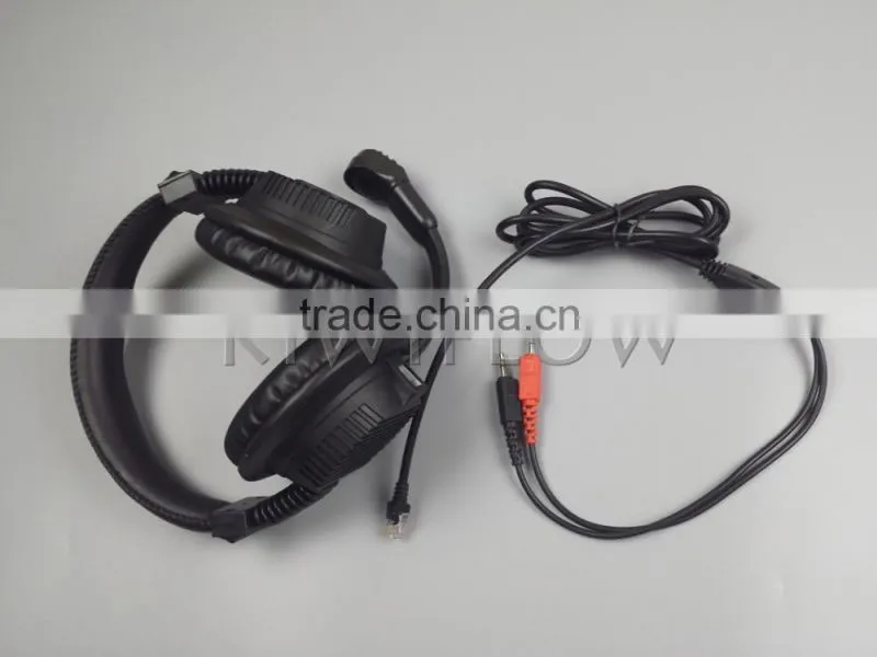 6.3mm plug language laboratory headset