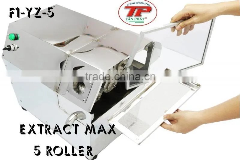 Hot Sale F1-YZ-5 Roller- Sugarcane Extract Top Table sugar cane juice machine
