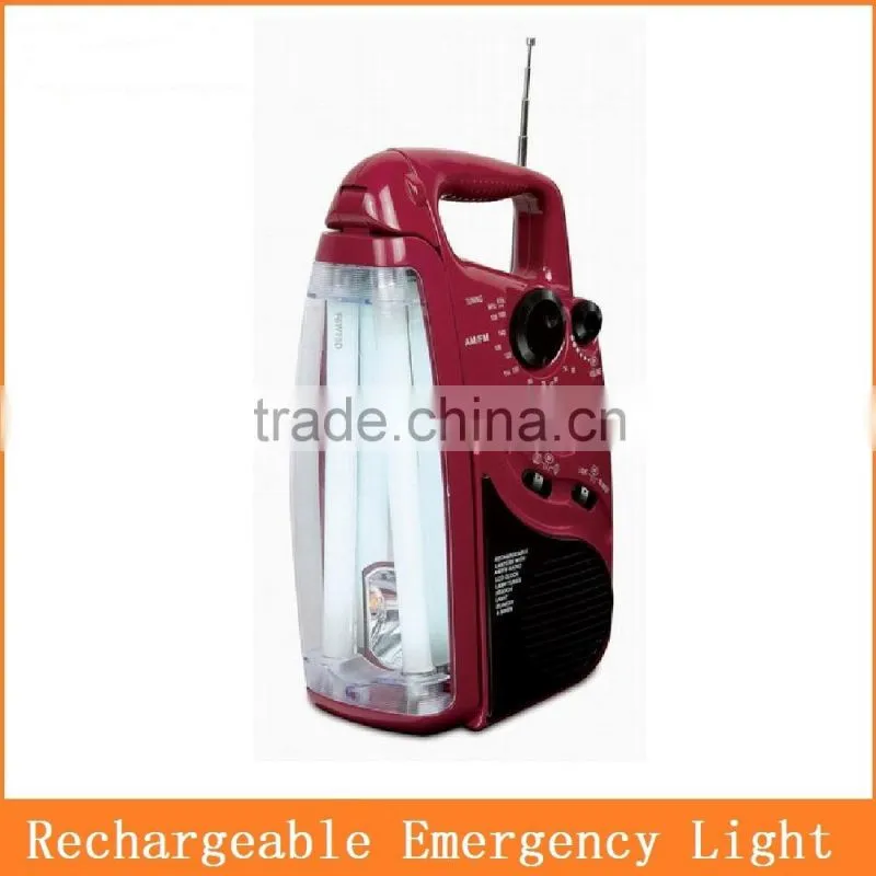 2x6W rechargeable lantern with Radio, emergency charger light MODEL SF-238B