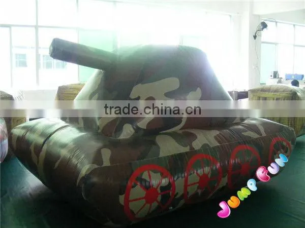 inflatable tank paintball bunker for outdoor shooting game