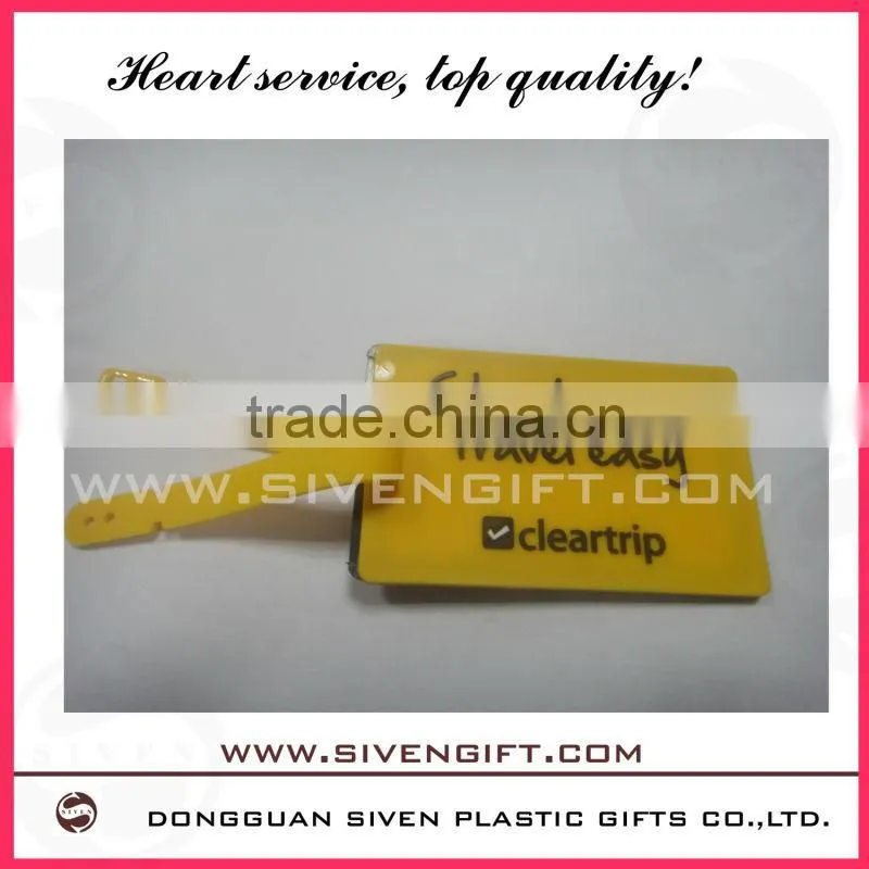 Custom Soft Pvc Luggage Tag