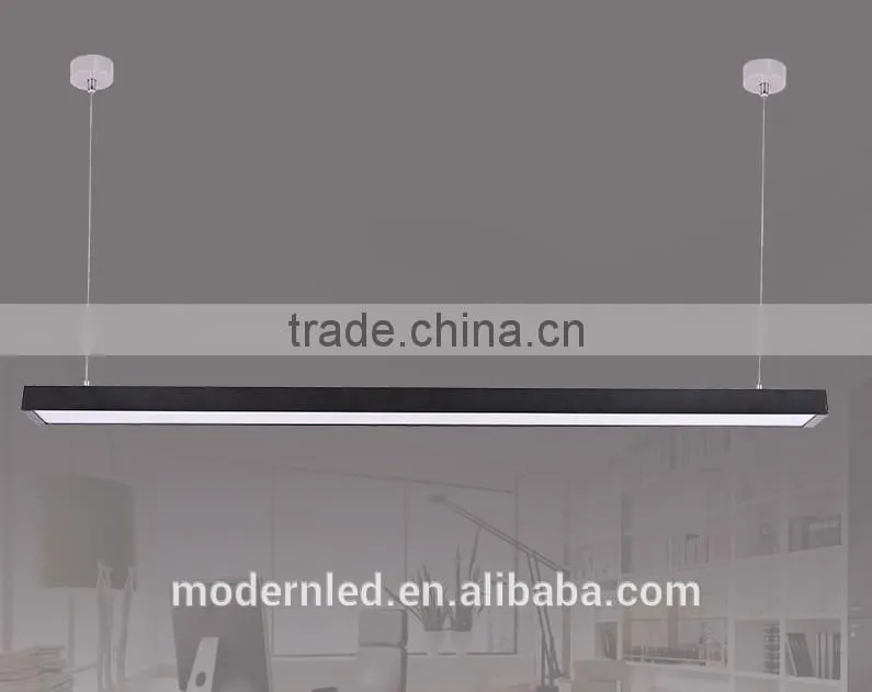 Modern recessed linear led high bay light 4ft 36w 3600lm 15usd