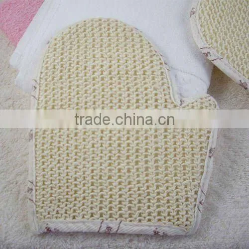 loofah/loofa/luffa massage gloves