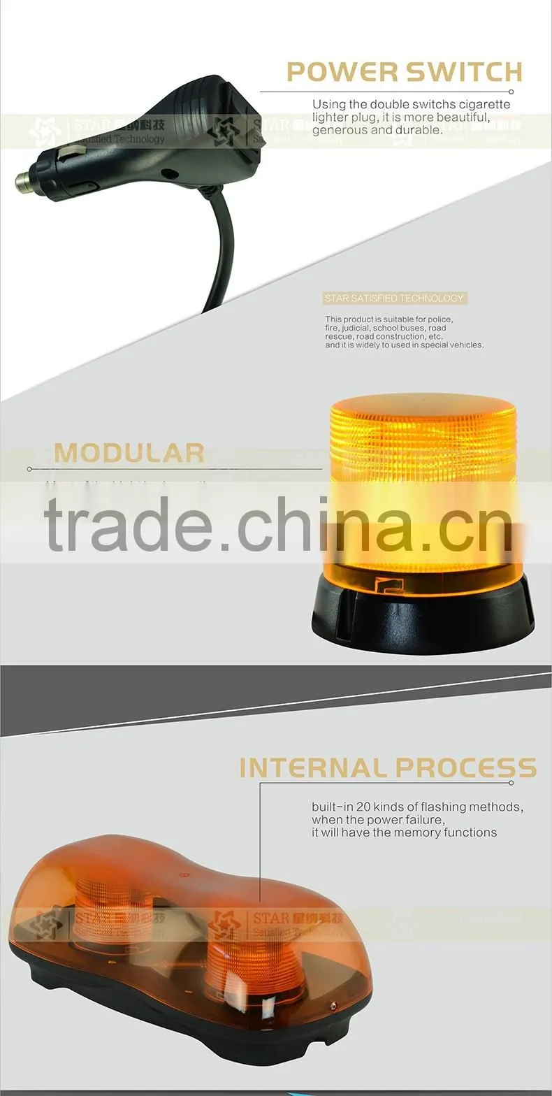 DC12V led warning strobe mini roof lightbar 430B
