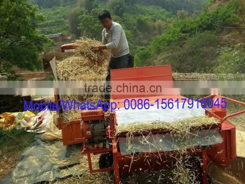 Multi purpose gasoline driven soybean thresher