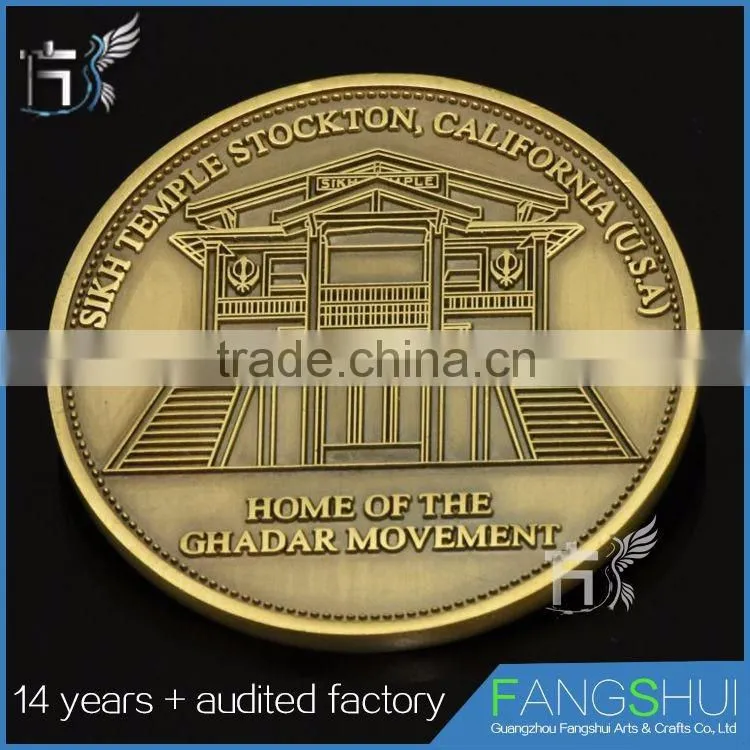 Good luck stainless steel coin mi moneda coin factory price for sale