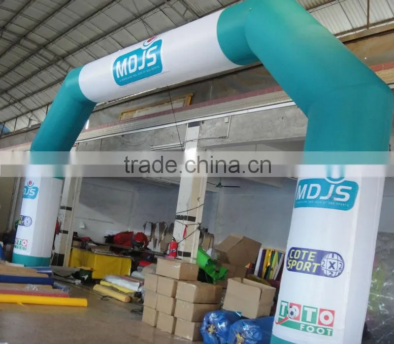 2015 red inflatable arch for wedding/inflatable advertising for Christmas