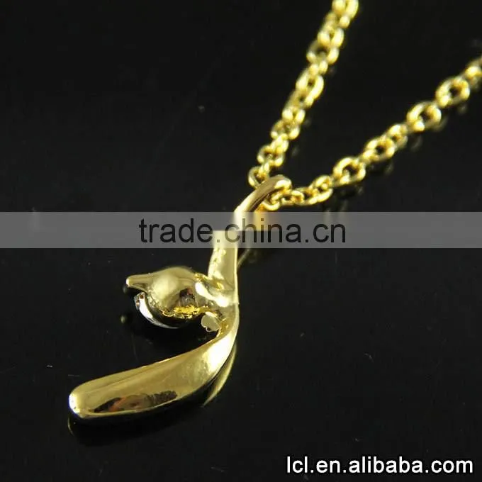 Simple imitation gold chain necklace designs, smile face imitation gold chain necklace designs