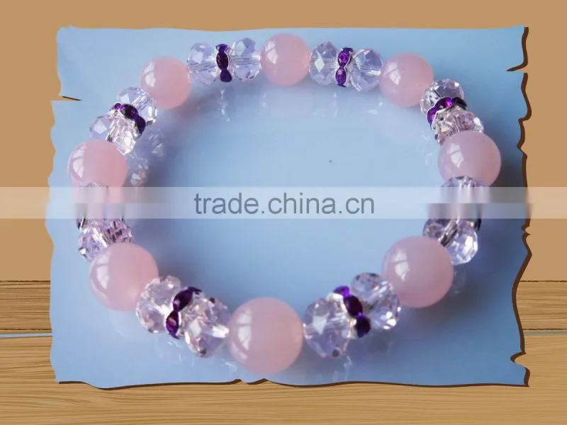 Hot !! Nes uv bead and glow bead bracelet purple colour
