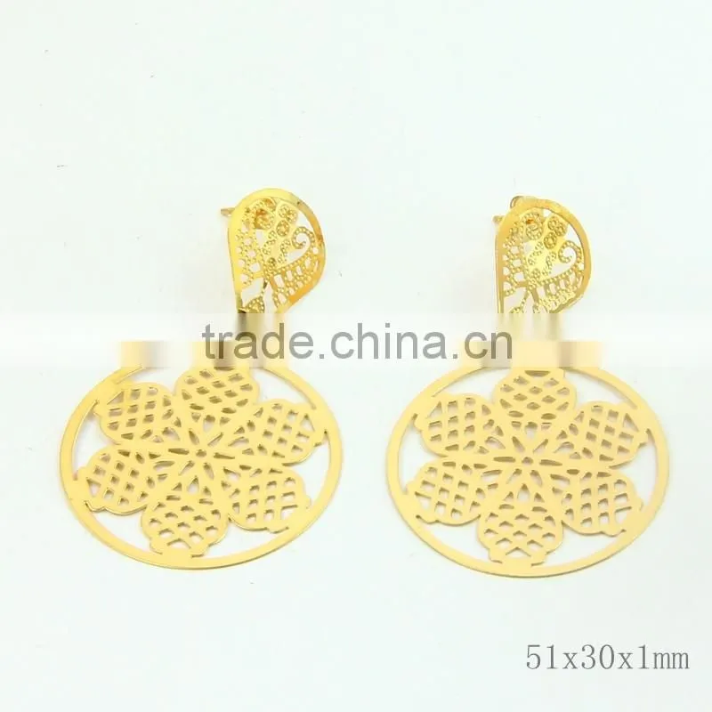 Special Design Earrings Stainless Steel, Nickel- and Lead-free