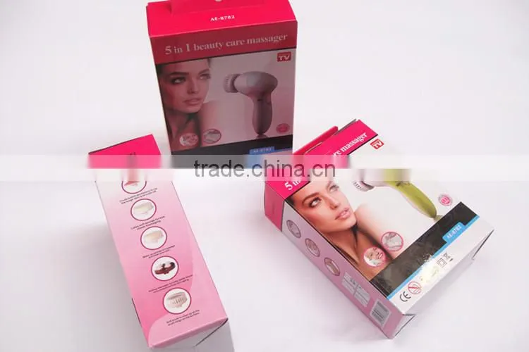 5 In 1 Face Massager Rotating Electric Facial Cleansing Brush
