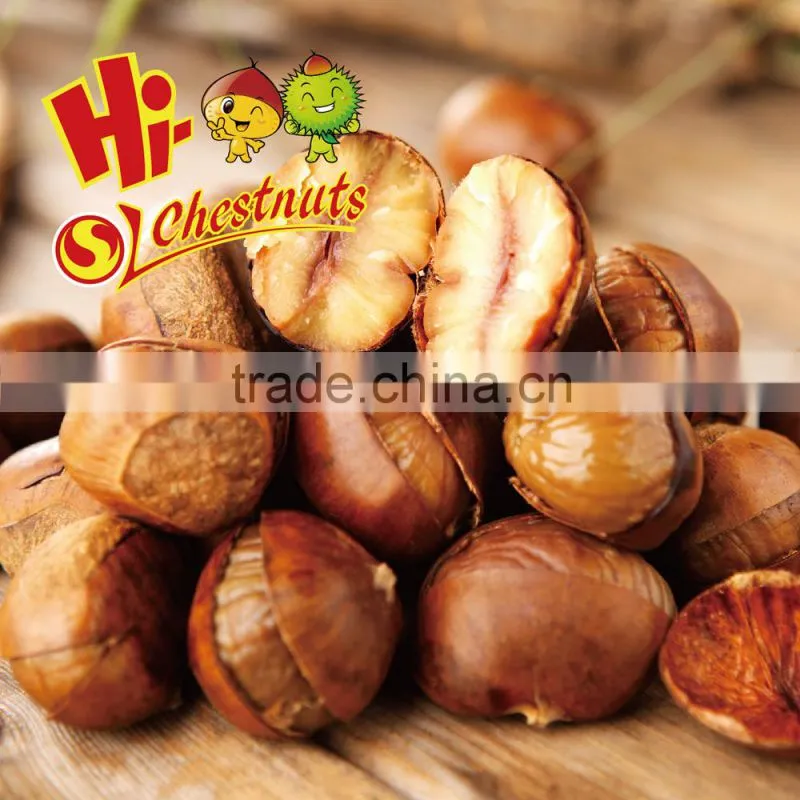 Halal and kosher Nuts Snacks---Ready to eat chestnuts snacks