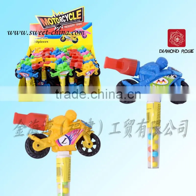 Sports car with candy