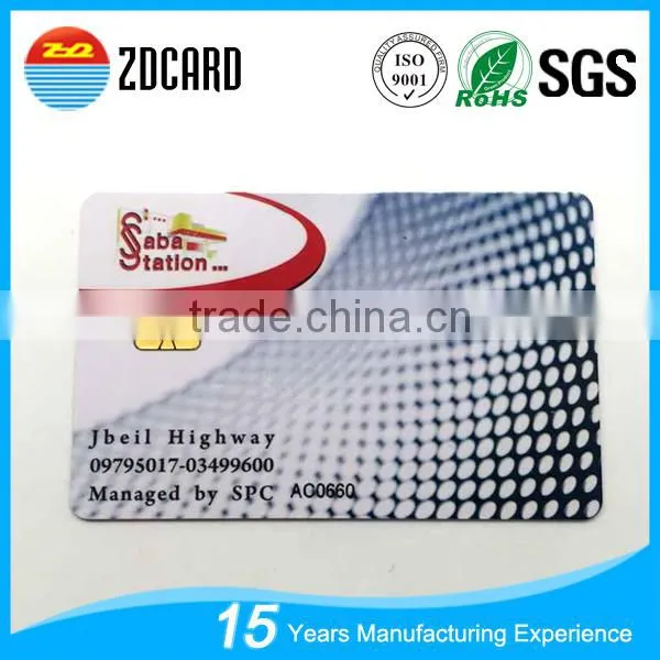 SLE5528/5542 Prepaid Telecom PVC Contact Card