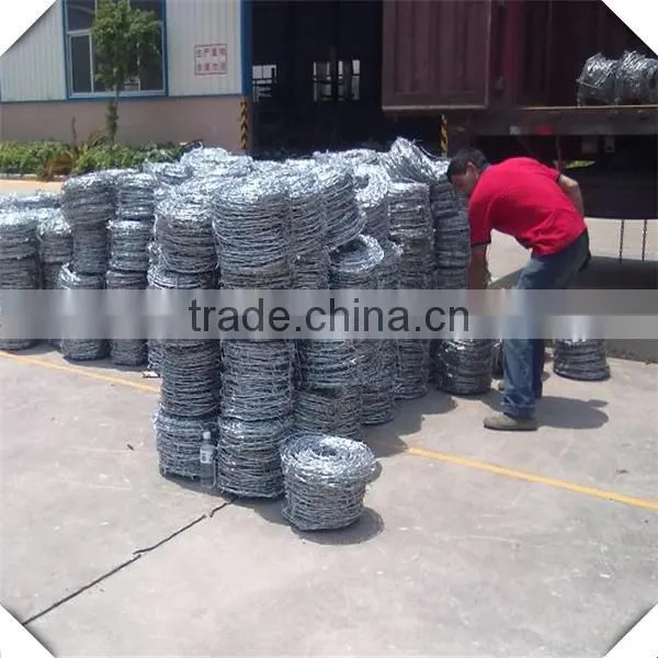 high quality antique barbed wire for sale / 12#*14# galvanized barbed wire