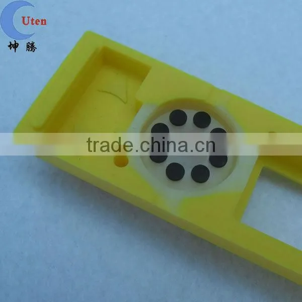 cuboid shape color abssorbed remote controller silicone skin cover