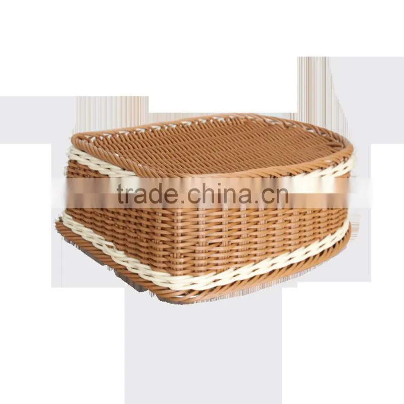 Good quality home and hotel custom hand woven rattan baskets