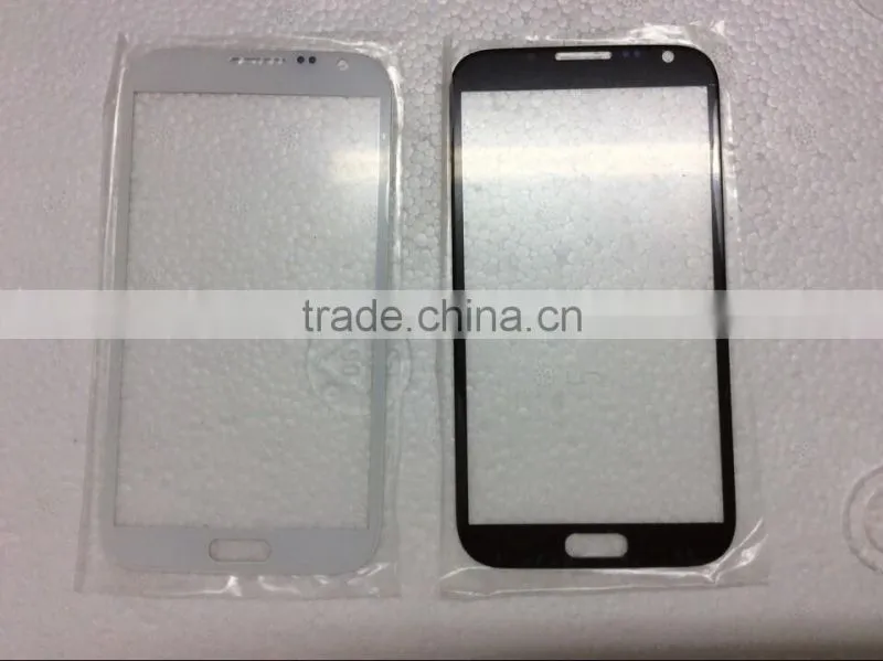 Wholesale Front Glass For Samsung Galaxy Note2 N7100, Cover Glass For Samsung Note2, Glass For 7100