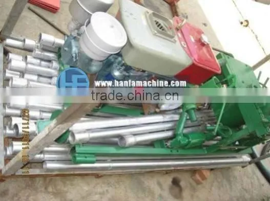 small rotary drilling rig HF80, water well drilling rig, two men can move
