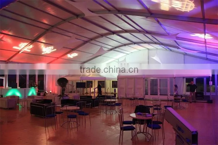 high quality big aluminum frame marquee curve party tent for sale