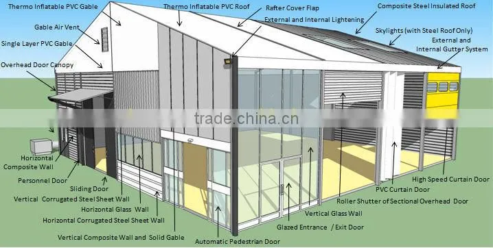 Large temporary storage tent structures with large capacity for sale