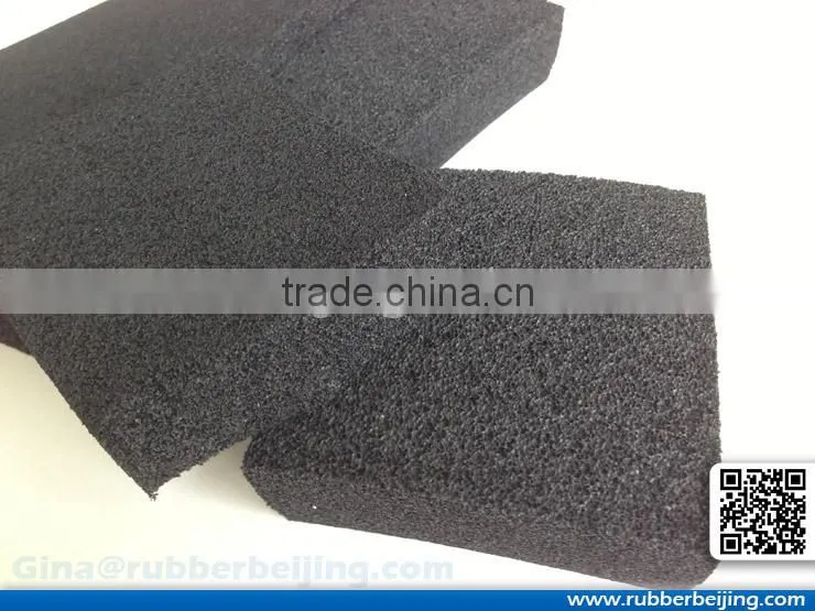 customize black foam rubber mat