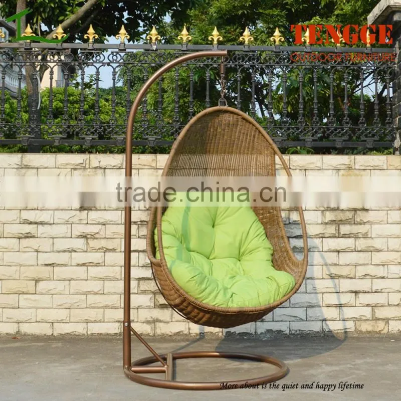 TG-16002 New season round rattan swing chair swing rattan egg chair