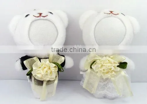 10cm Sublimation DTY 3D Couple Photo Face Doll with Wedding