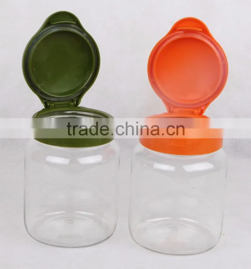 Airtight plastic container for candy