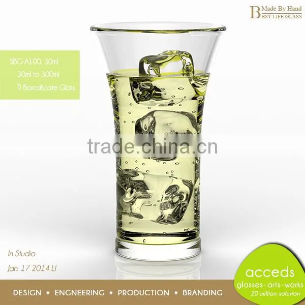 China Factory Wholesale Newest Borosilicate Milk Glass Cup