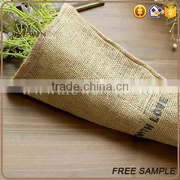 cute burlap flower bag flower packing design