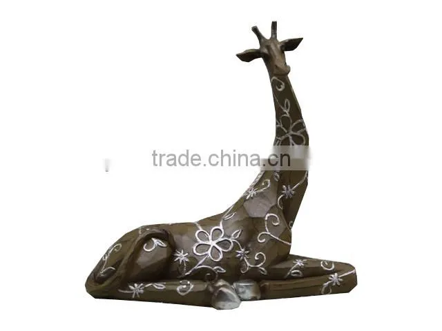 popular polyresin items decorative giraffe resin giraffe figurine