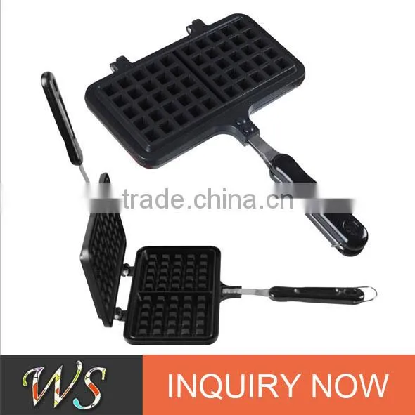 Kitchen craft Non Stick Stove Top Waffle Maker Iron Press Cookware Kitchenware