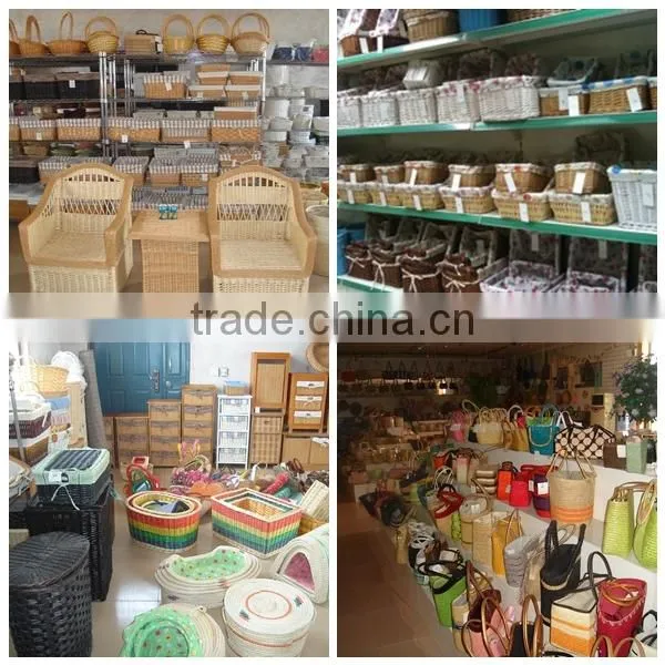 2016 new design cheap cane basket from linyi lucky hadicraft factory