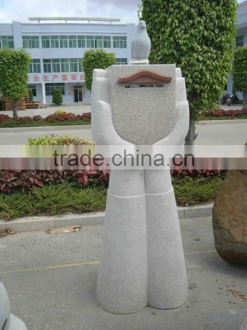 outdoor garden decoration stone carving marble abstract granite sculpture