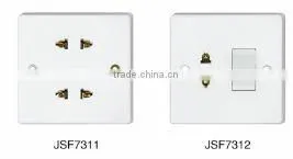 cheap plastic panel 2 gang 2 way hdmi wall panel mounted socket