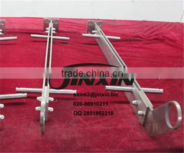 JINXIN flexible fencing fiberglass glass stairs balustrade with fashion design