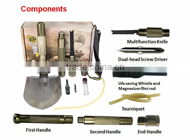 Outdoor Camping Tool Multifunction Camping shovel Camping Spade