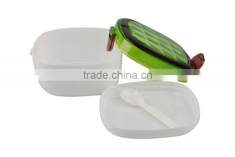 Round Shape Home Using OEM Plastic Lunch Box With Lock
