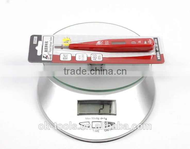 Ok-Tools Digital Voltage Tester With Flashlight