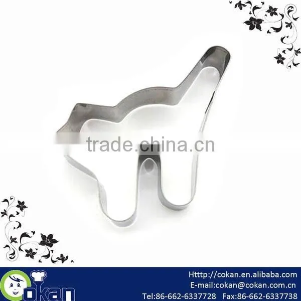 Cat Shape Stainless Steel Cookie Cutter with botton,Biscuit Cutter CK-CM0066