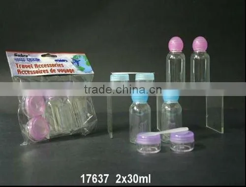 5pcs travel bottles/pet travel bottle set/cosmetic bottle set