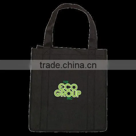 80 Grams Non-woven PP Green Grocery Tote Bag
