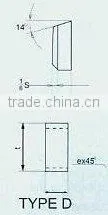 hard alloy welding blade ISO242-1975 d (1264)