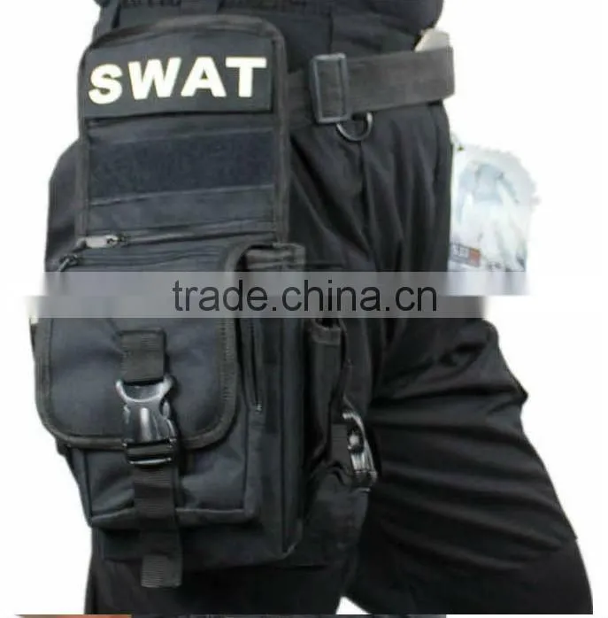 Outdoor fadac field american swat leg bag waist pack leg bag multicolor