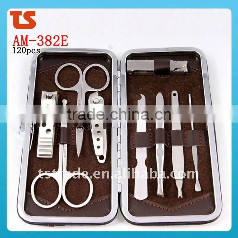 7PC Cheap stainless nail manicure set tools AM-389A