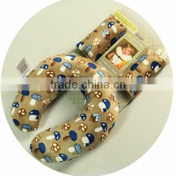 fuzzy baby stroller pillow baby neck pillow