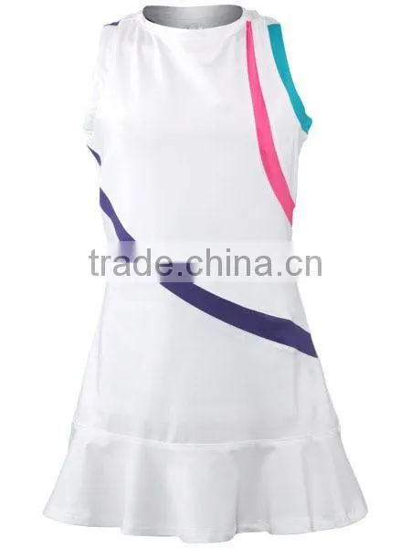 Custom Sexy And Comfortable Girls' Popular Uniform Tennis Dress