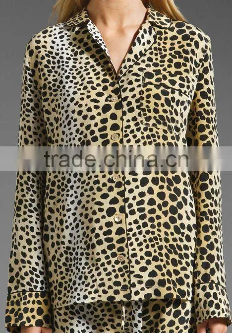 women's satin pajamas set